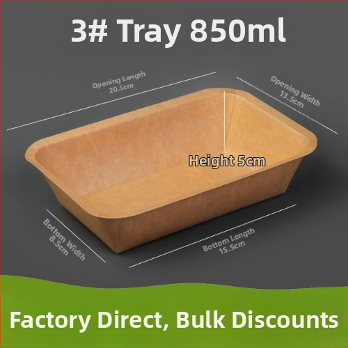 Vienkartinė kraftpopierio kvadratinė lėkštė užkandžiams, vienkartiniam naudojimui, pritaikoma, nebiodegraduojanti