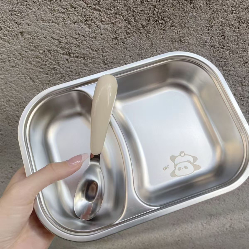 316 nehrđajući čelik kutija za ručak, prijenosna posuda za jelo za blagovaonicu i ured, kapacitet do 300 mL, otporno na mikrovalnu