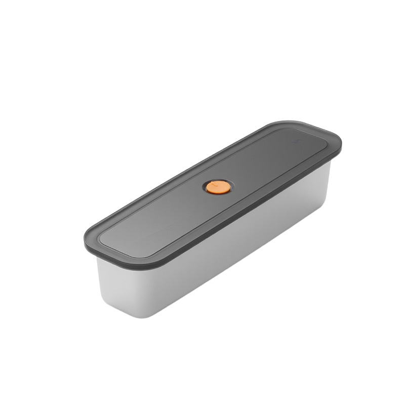 Cutie de păstrare din oțel inoxidabil 304, dreptunghiulară, 1–2 L, compatibilă cu microunde, etanșă pentru prevenirea mirosurilor