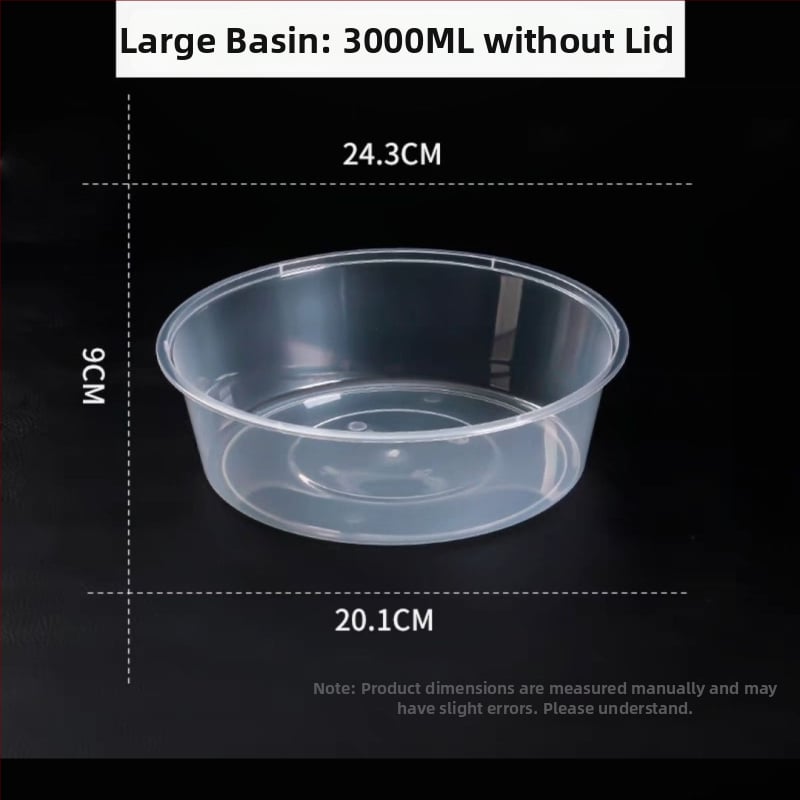 Cutie de prânz de unică folosință, rotundă – raci și fructe, nu este potrivită pentru microunde, imprimarea logo-ului este permisă