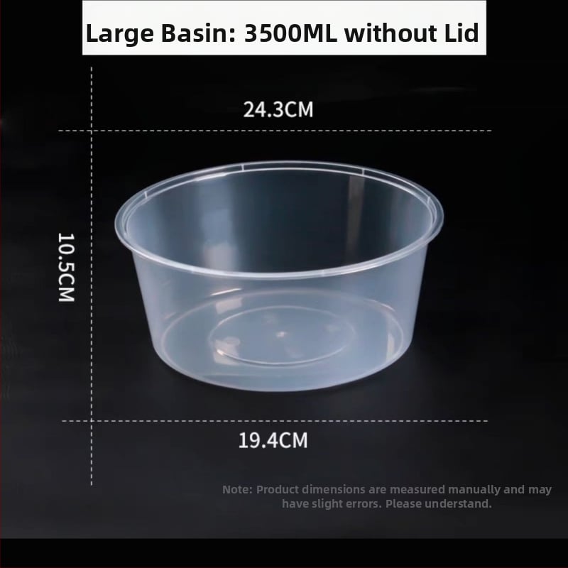 Cutie de prânz de unică folosință, rotundă – raci și fructe, nu este potrivită pentru microunde, imprimarea logo-ului este permisă