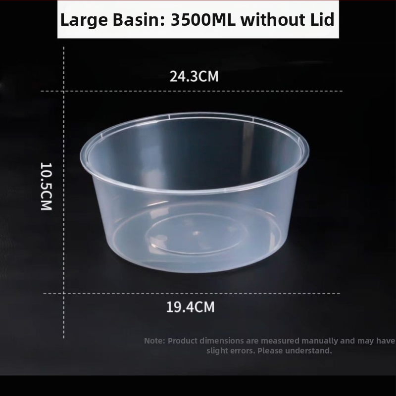 Cutie de prânz de unică folosință, rotundă – raci și fructe, nu este potrivită pentru microunde, imprimarea logo-ului este permisă