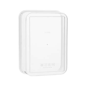 Cutie pentru prânz cu fructe, din plastic, dreptunghiulară, capacitate 3.1–4 L, compatibilă cu cuptorul cu microunde, păstrează alimentele proaspete