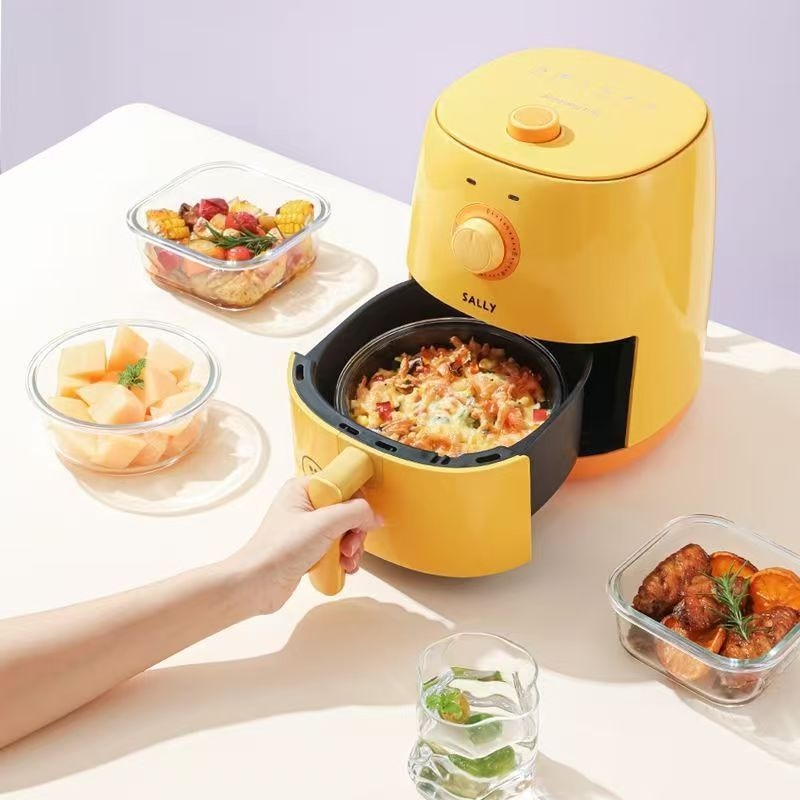 Jiayi cutie de prânz din sticlă borosilicat de înaltă rezistență, compatibilă cu microunde, formă pătrată, capacitate 800–1000 ml