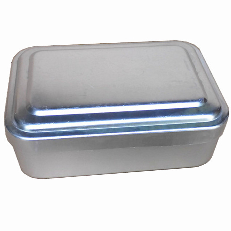 Kutija za ručak — čisto aluminij, višestruki oblik, kapacitet 800–1000 ml, retro stil, logotip otisnut
