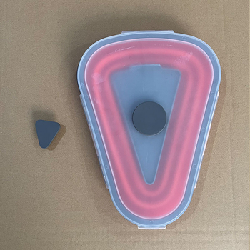 Silikonska kutija za pizzu i sendviče, sklopiva, izolirana, mikrovalna sigurna, kapacitet 501-800 ml