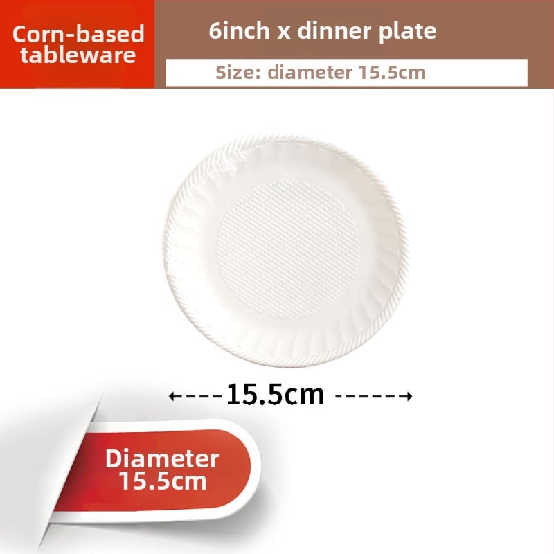 Master Kang cutie prânz din amidon de porumb, dreptunghiulară, biodegradabilă, nu compatibilă cu microunde, 5–10 seturi