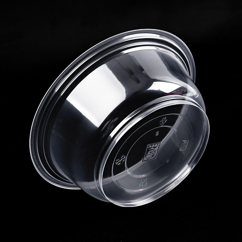 Vas de plastic de unică folosință, fără capac, pentru uz casnic și comercial, rotund, îngroșat, 50 buc./pachet