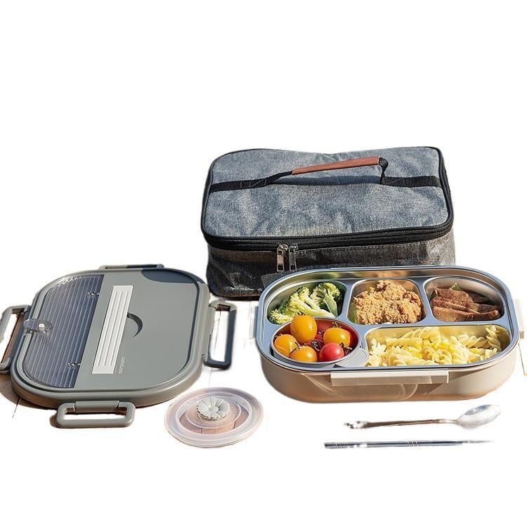 Roostevabast terasest isoleeritud lõunakarbi jaotatud osadega, 2000 ml maht, mitte elektriline, täiskasvanutele