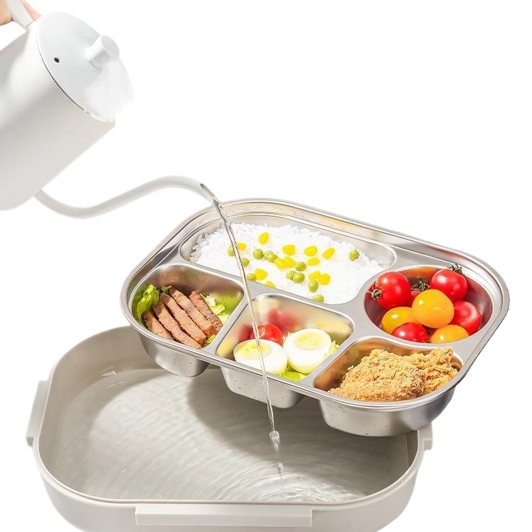 Roostevabast terasest isoleeritud lõunakarbi jaotatud osadega, 2000 ml maht, mitte elektriline, täiskasvanutele