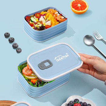 Kutija za ručak od 304 nehrđajućeg čelika, četvrtasti oblik, kapacitet 501–800 ml, mikrovalna sigurna, čuva hranu svježu