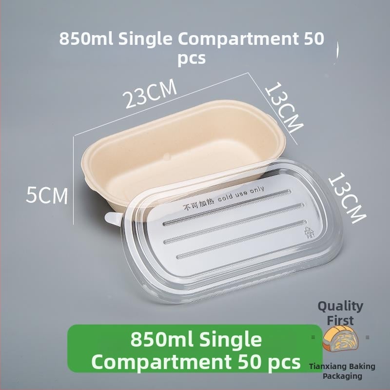 Cutie pentru desert pentru picnic cu trei compartimente, pentru iaurt, fructe și prăjitură — cuptor cu microunde: Nu; imprimare siglă: Disponibil; personalizare: Nu; biodegradabil: Nu