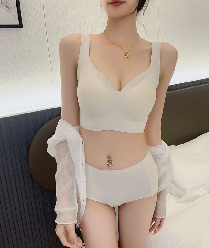 Jelly Push-Up bežični grudnjak s bočnim skupljanjem i bezšivnim Jelly trakama, 3/4 košarica, srednji oblik čašice