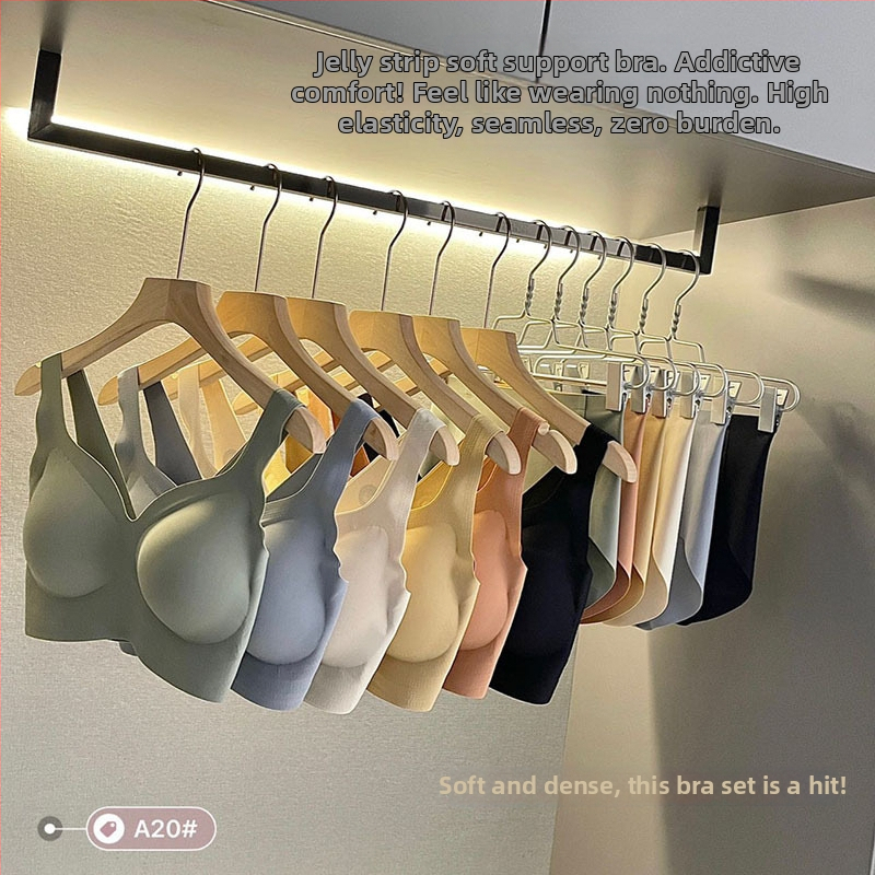 Jelly Push-Up bežični grudnjak s bočnim skupljanjem i bezšivnim Jelly trakama, 3/4 košarica, srednji oblik čašice