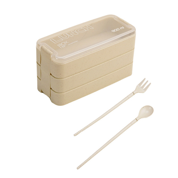 Κουτί γευμάτων ιαπωνικού στυλ, κατάλληλο για φούρνο μικροκυμάτων, χωρητικότητα 1–2 λίτρα, διπλό επίπεδο, πλαστικό υλικό