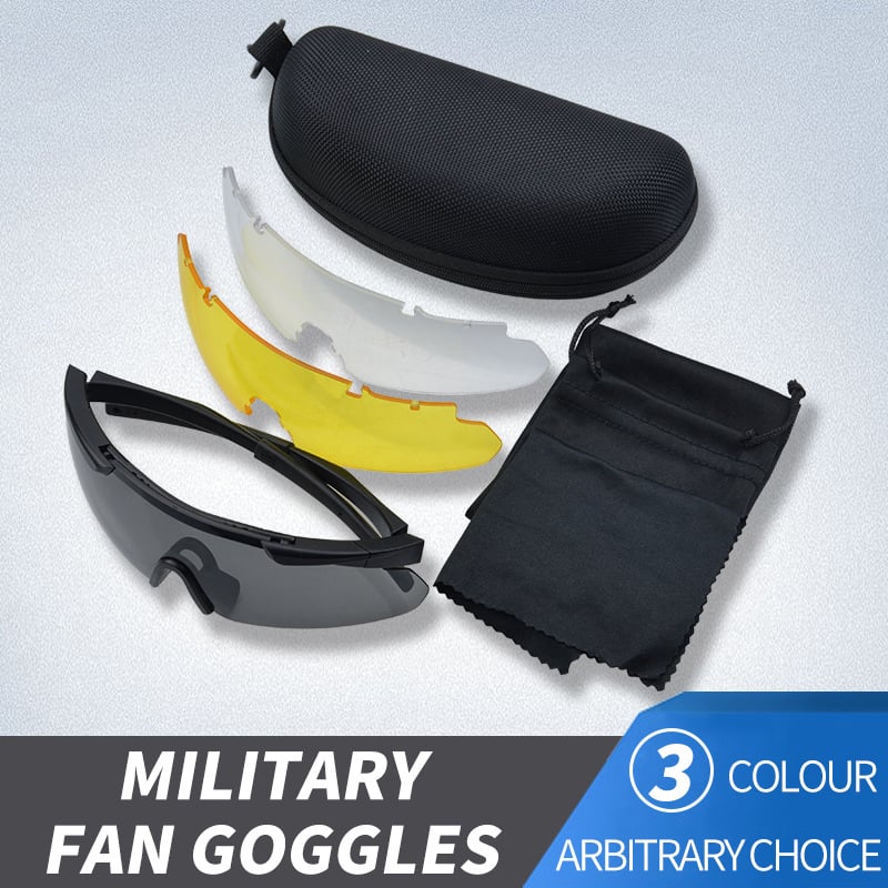 Taktičke naočale na zalihi, naočale za paintball/gađanje na otvorenom, naočale otporne na eksploziju, set biciklističkih naočala, otporne na vjetar i prašinu