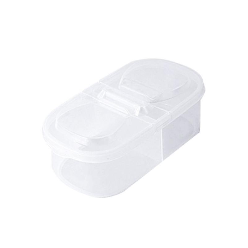 Kutija za ručak od PP materijala, proziran poklopac s odjeljenim pretincima, mikrovalna sigurnost, prijenosna