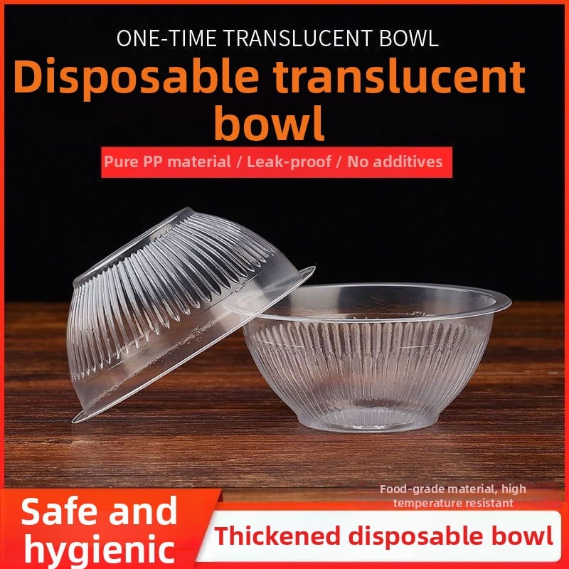 Ühekordne plastikkaus toidukäitlemiseks (Kategooria: Ühekordne kauss; Materjal: Plastik; Import: Ei)