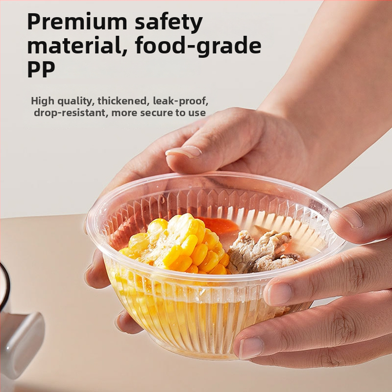 Jednorazová plastová misa na donáškové stravovanie (Kategória: Jednorazová misa; Materiál: Plast; Import: Nie)