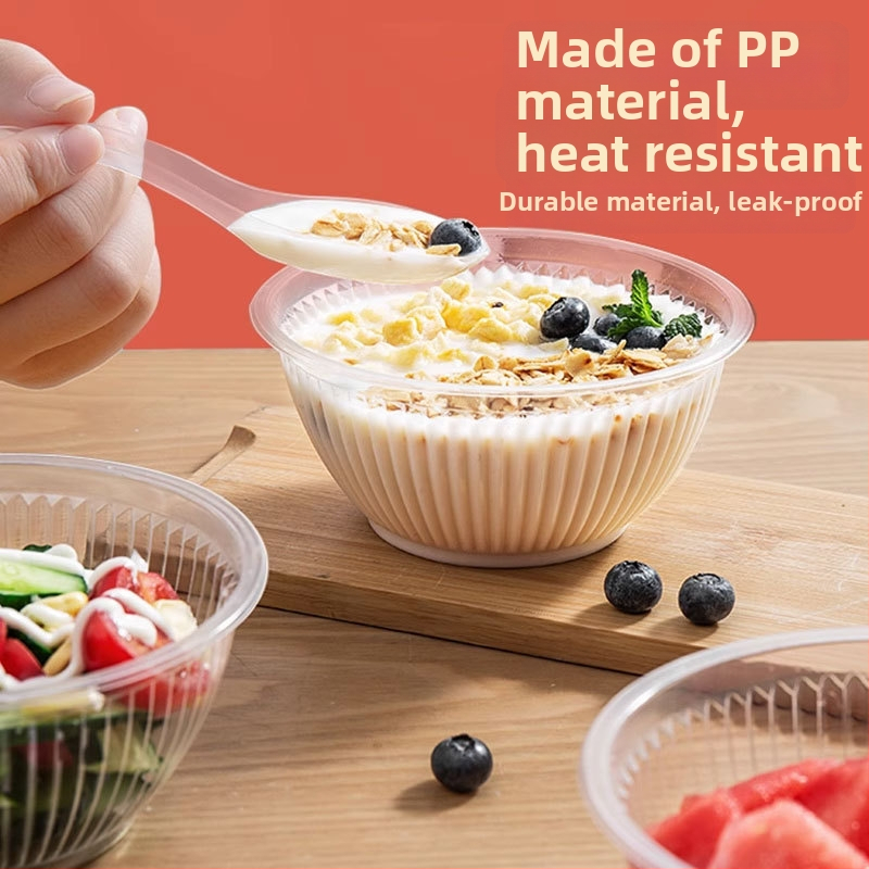 Jednorazová plastová misa na donáškové stravovanie (Kategória: Jednorazová misa; Materiál: Plast; Import: Nie)