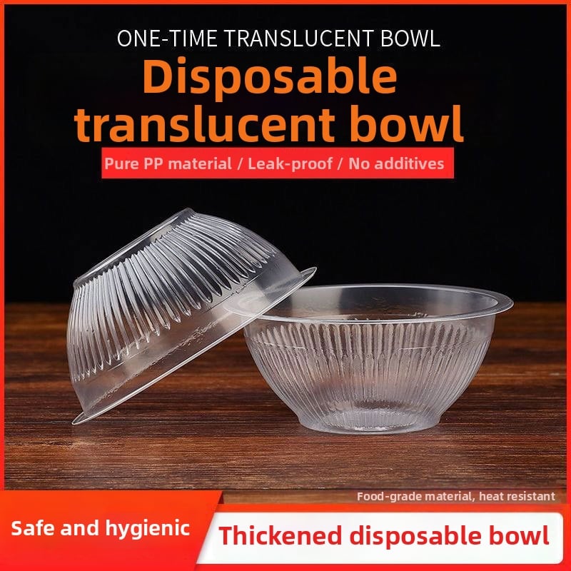 Ühekordne plastikkaus toidukäitlemiseks (Kategooria: Ühekordne kauss; Materjal: Plastik; Import: Ei)