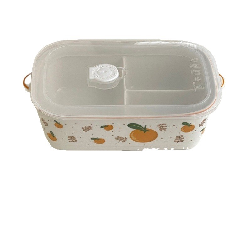 Keramička kutija za obrok, mikrovalna sigurna, 800–1000 ml, višestruki odjeljci, jednoslojna za odrasle