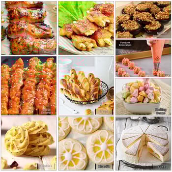 Jingluo toidukvaliteediga silikoonist küpsetuspaber – silikoonkattega küpsetuspaber ahju, õhufritüürile ja grillimatt