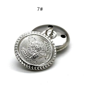 Ρετρό χάλκινα μεταλλικά κουμπιά 10 τεμάχια, στρογγυλά κουμπιά γενικής χρήσης και πολυτελή, μοντέρνα κουμπιά για ανδρικά και γυναικεία πουλόβερ, ρούχα και τζιν.