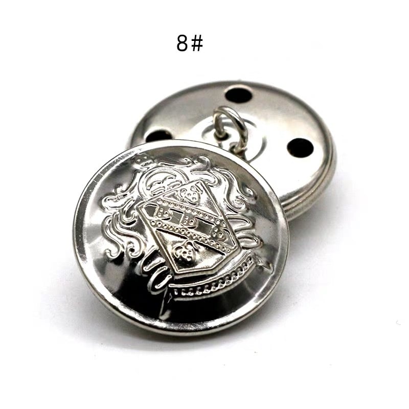 Ρετρό χάλκινα μεταλλικά κουμπιά 10 τεμάχια, στρογγυλά κουμπιά γενικής χρήσης και πολυτελή, μοντέρνα κουμπιά για ανδρικά και γυναικεία πουλόβερ, ρούχα και τζιν.