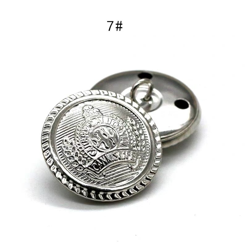 Ρετρό χάλκινα μεταλλικά κουμπιά 10 τεμάχια, στρογγυλά κουμπιά γενικής χρήσης και πολυτελή, μοντέρνα κουμπιά για ανδρικά και γυναικεία πουλόβερ, ρούχα και τζιν.