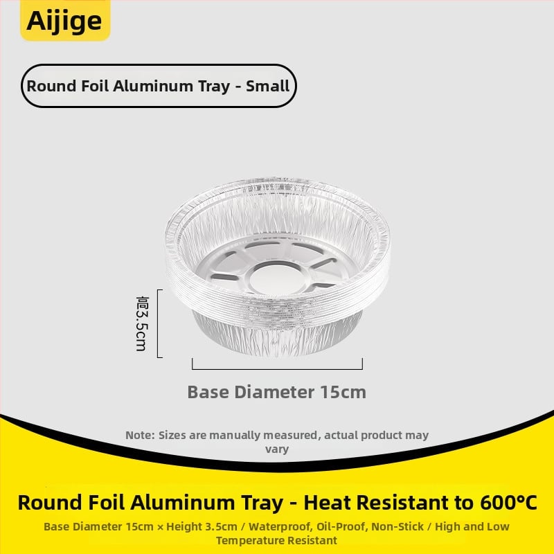 Ühekordne paberi- ja alumiiniumfooliumist taldrik – ümmargune või ristkülikukujuline, toidukvaliteet, 10–55 tükki, 3-aastane kõlblikkusaeg, taaskasutatav