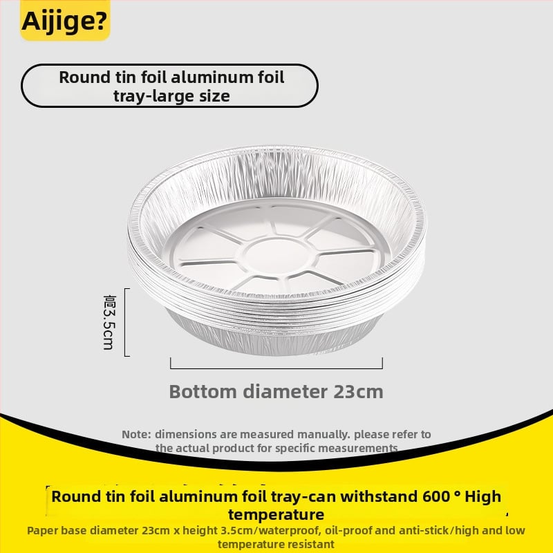 Ühekordne paberi- ja alumiiniumfooliumist taldrik – ümmargune või ristkülikukujuline, toidukvaliteet, 10–55 tükki, 3-aastane kõlblikkusaeg, taaskasutatav