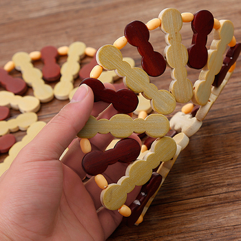 Bambus podložka za stol protiv opeklina, okrugla, podloga za zdjele i tanjure