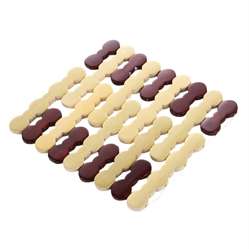 Covoraș din bambus pentru izolare termică a vaselor (material: bambus; formă: rotundă sau pătrată; model: uniform)