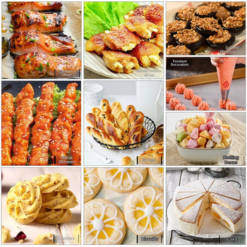 Jingluo silikoonist küpsetuspaber ahjule ja õhufritüürile — küpsetuspaber, toidukvaliteet