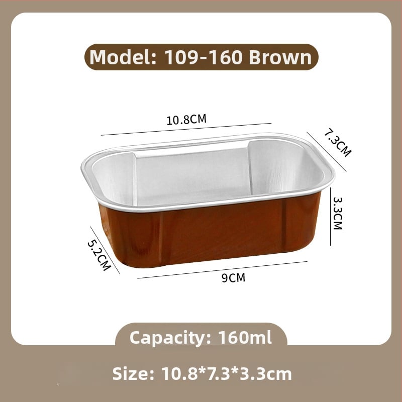 Cutie unică din folie de aluminiu pentru take-out, imprimare logo disponibilă, nu este compatibilă cu cuptorul cu microunde, non-biodegradabilă