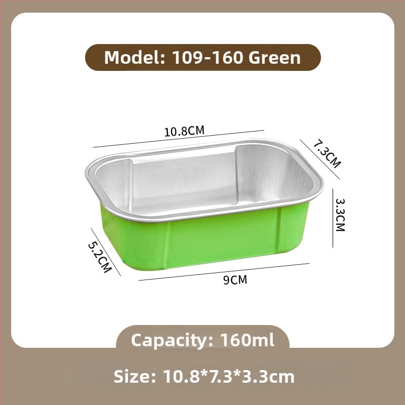 Cutie unică din folie de aluminiu pentru take-out, imprimare logo disponibilă, nu este compatibilă cu cuptorul cu microunde, non-biodegradabilă