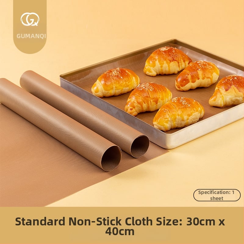 Kõrge temperatuuriga mittelahustuv küpsetusmatt PTFE-kattega õlivaigul, korduvkasutatav, 130 g/m²