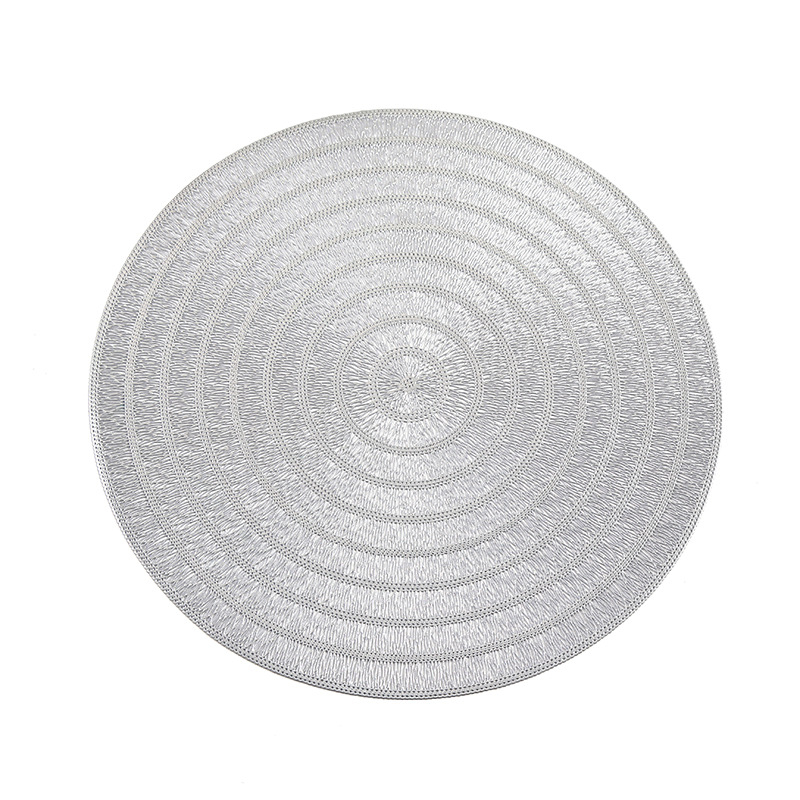 Jiuyuan Silk PVC podmetač za stol, minimalistički dizajn, kružni/nepravilni oblik, premium hotelska izolacijska protuklizna podmetač, kreativan dizajn