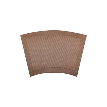 Placă rotundă pentru masă în formă de ventilator, material PVC, culoare solidă, formă neregulată, stil modern minimalist, non-biodegradabil