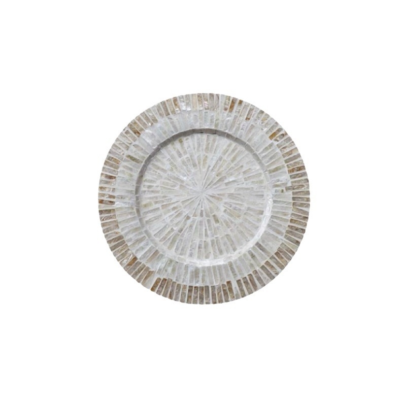 Covoraș de masă din lemn, rotund, stil Nordic, biodegradabil