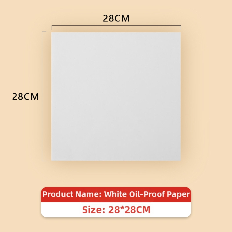 Хартия за печене против мазнини за пържени закуски и подложки за хлебни чинии, абсорбираща мазнини, материал: копринено цвете, стил: универсален