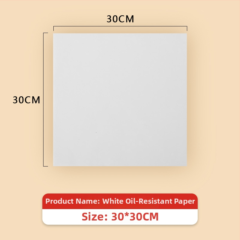 Хартия за печене против мазнини за пържени закуски и подложки за хлебни чинии, абсорбираща мазнини, материал: копринено цвете, стил: универсален