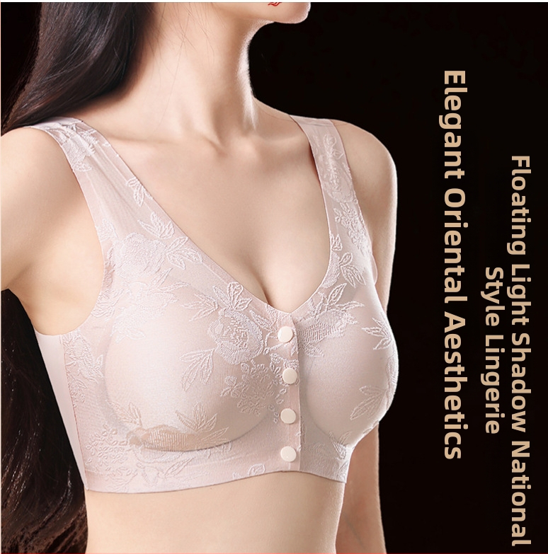 Najlonski dojiljni grudnjak s prednjim kopčanjem, puni košarice, srednji oblik čašice, fiksirane dvostruke naramenice, prozračan i udoban