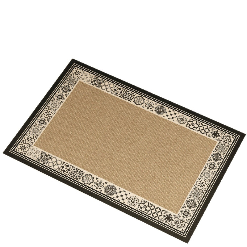 PVC podmetač za stol s geometrijskim uzorkom, kvadratni oblik, wabi-sabi stil, premium kvaliteta