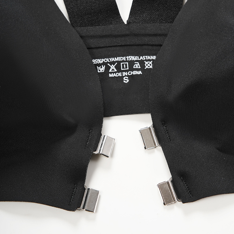 Sutien de alăptare fără cusături, fără sârmă, cu închidere frontală, cupă 3/4 cupe subțiri, respirabil