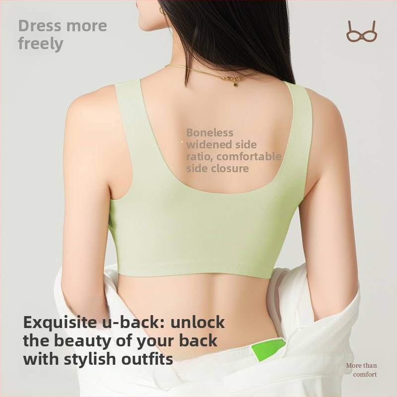 Top de alăptare cu închidere frontală, bretele fixe duble, cupe turnate subțiri, fără sârmă metalică, potrivit pentru toate etapele alăptării