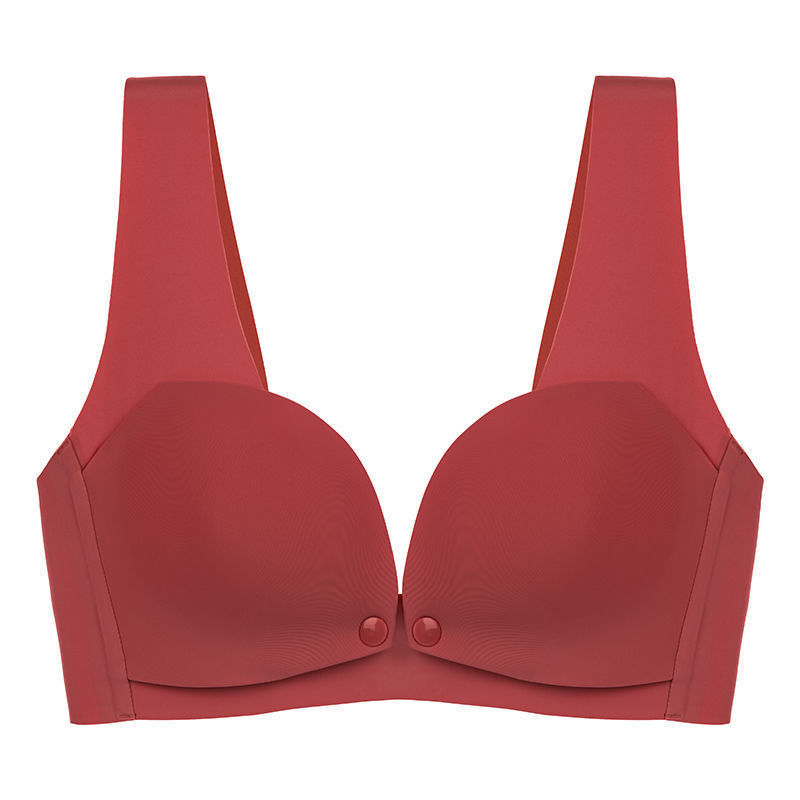 Bezšiven grudnjak za dojenje s prednjim zatvaračem, 100% pamuk, pogodan za sve faze, bez čeličnog prstena