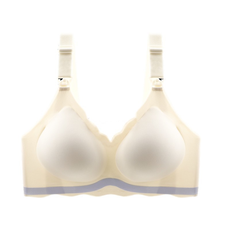 Majčinski i dojnji grudnjak, najlon tkanina s najlonskom podstavom, tanke oblikovane košarice, stražnje zatvaranje s četiri reda kukica, za dojenje