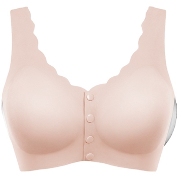 Trudnički grudnjak za dojenje, glatki, bez žice, prednja kopča, puni košaricu (dojenje)